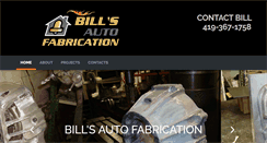 Desktop Screenshot of billsautofab.com